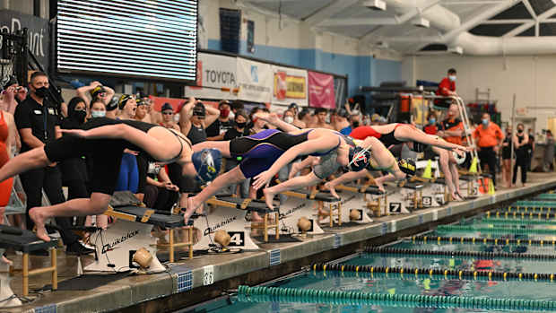 5A state swimming.Leon Neuschwander